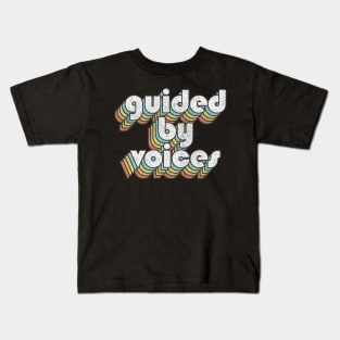 GBV /// Retro Faded Style Type Design Kids T-Shirt